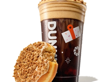 Dunkin' Cookie Butter Cold Brew and Cookie Butter Donut