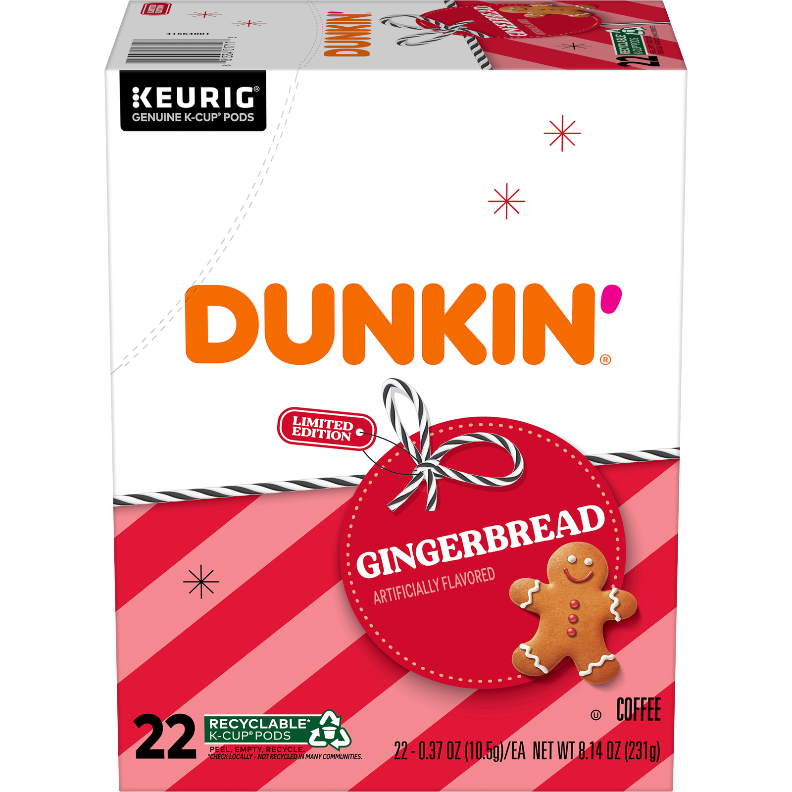 Dunkin' Gingerbread K-Cup Pods