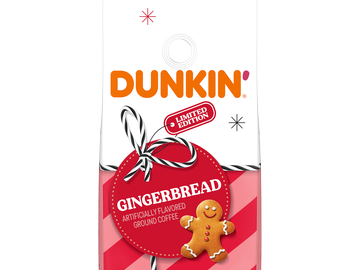 Dunkin' Gingerbread Artificially Flavored Coffee Bag