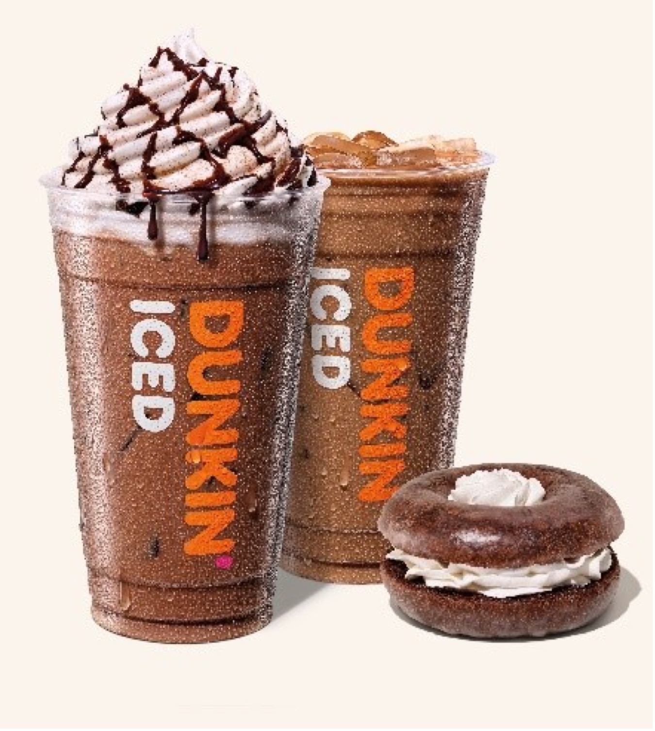 Dunkin' Lava Cake Signature Latte, Lava Cake Coffee and Whoopie Pie Specialty  Donut