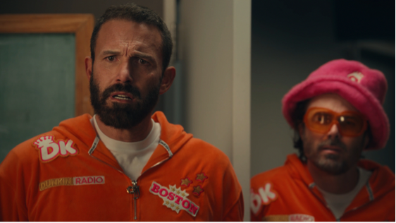 Ben Affleck Suits Up In His Iconic DunKings Tracksuit Alongside His Brother, Actor Casey Affleck