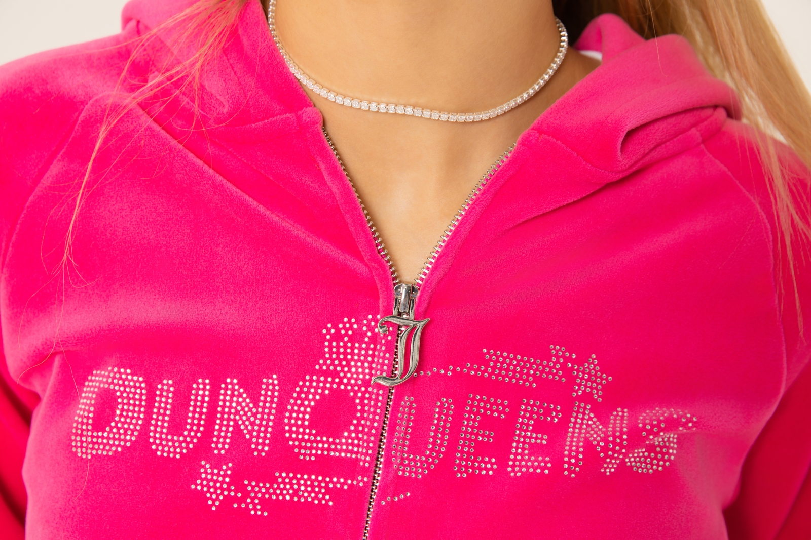 Juicy Couture x Dunkin' DunQueens Jacket (Close-Up)