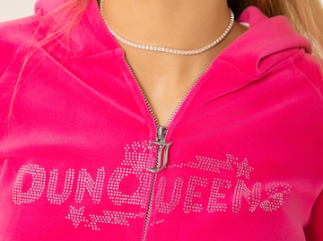 Juicy Couture x Dunkin' DunQueens Jacket (Close-Up)