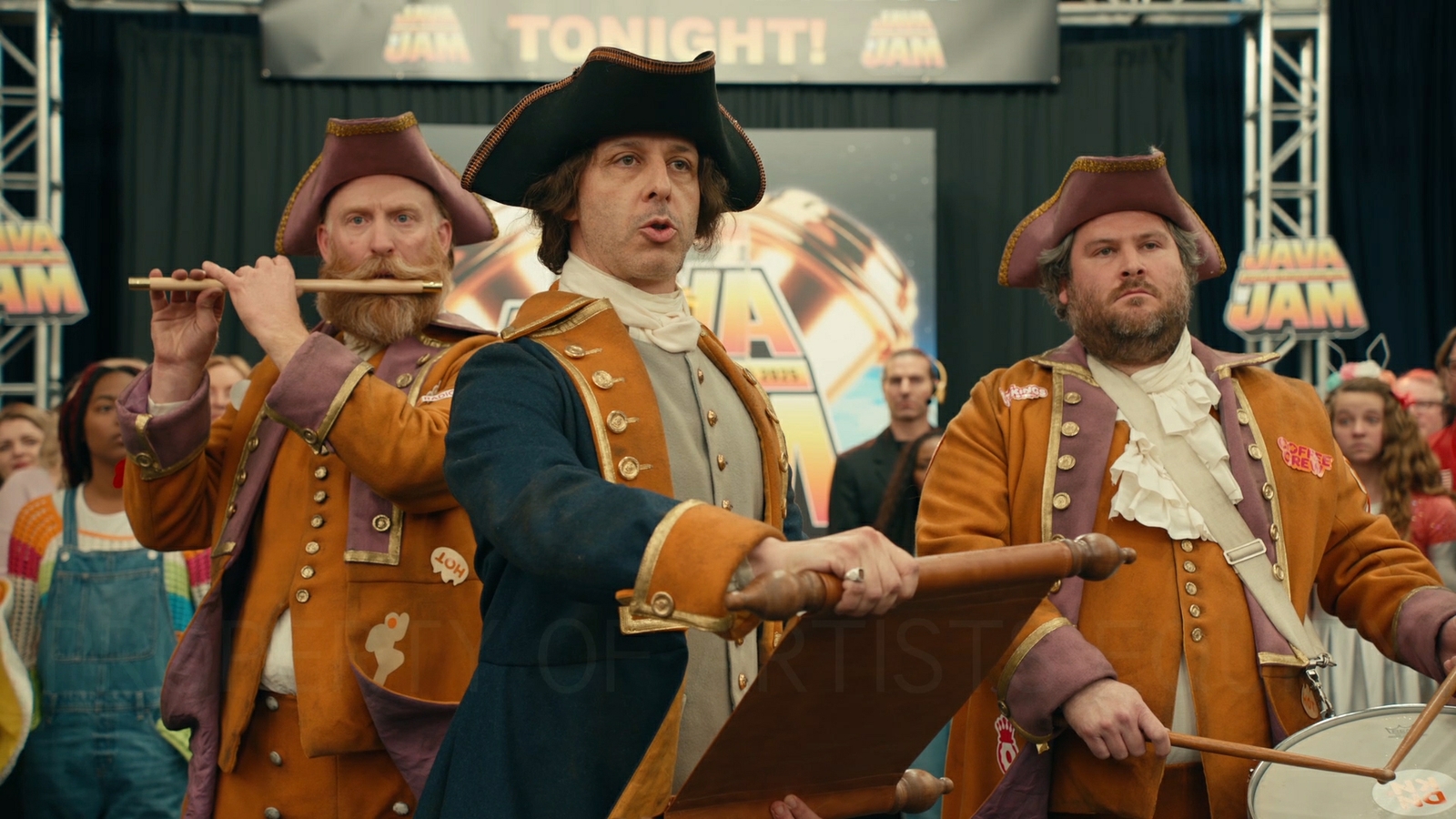DunKing Jeremy Strong channels the essence of perhaps the most famous Bostonian Paul Revere