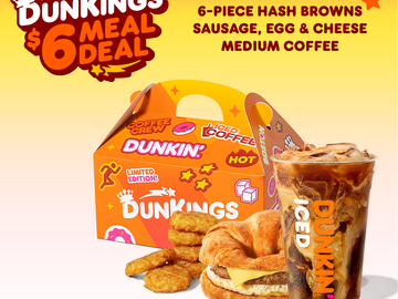 The DunKings $6 Meal Deal