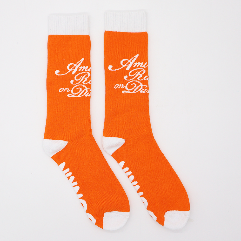 America Runneth On Dunkin': Orange Socks