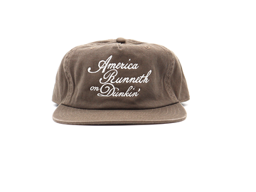 America Runneth On Dunkin' Brown Snapback America Runneth On Dunkin' Brown Snapback