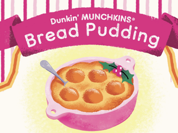 Introducing the Official Dunkin’ MUNCHKINS® Bread Pudding Recipe 