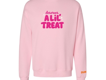 Dunkin' Deserves a Lil' Treat Crewneck Dunkin' Deserves a Lil' Treat Crewneck