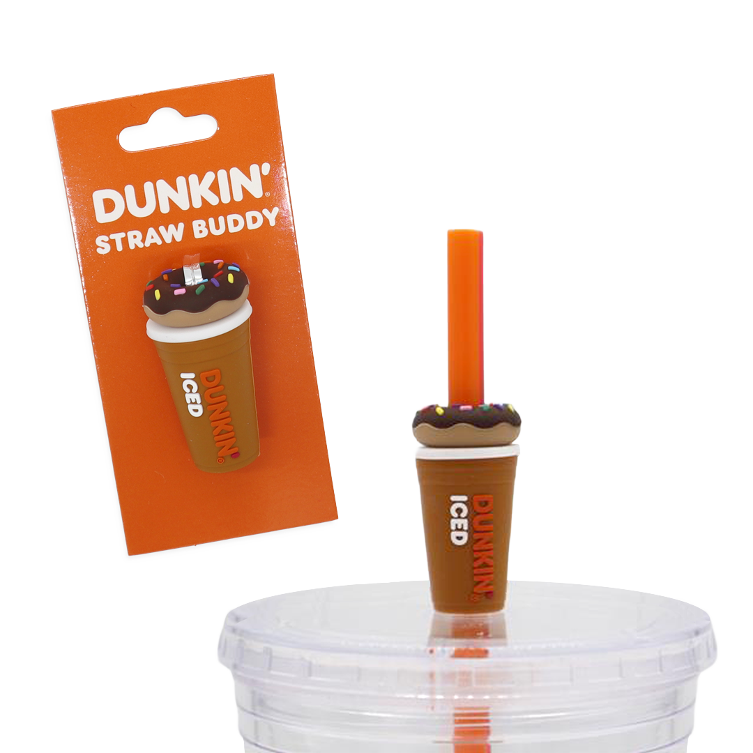 Dunkin' Iced Coffee & Donut Straw Buddy