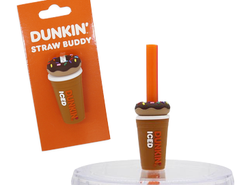 Dunkin' Iced Coffee & Donut Straw Buddy