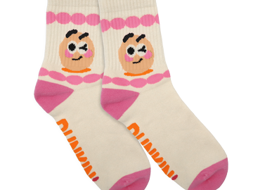 Dunkin' Midi MUNCHKIN Crew Socks