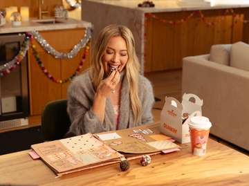 Naughty or Nice? Hilary Duff Lets the New Dunkin’® Holiday MUNCHKINS® Decide