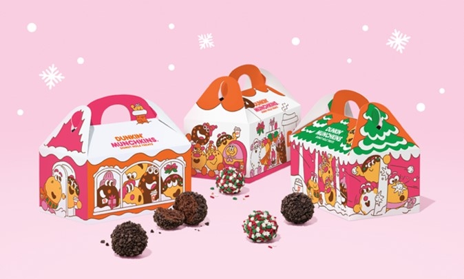 Salted Dark Chocolate Sprinkle and Holiday Sprinkle MUNCHKINS