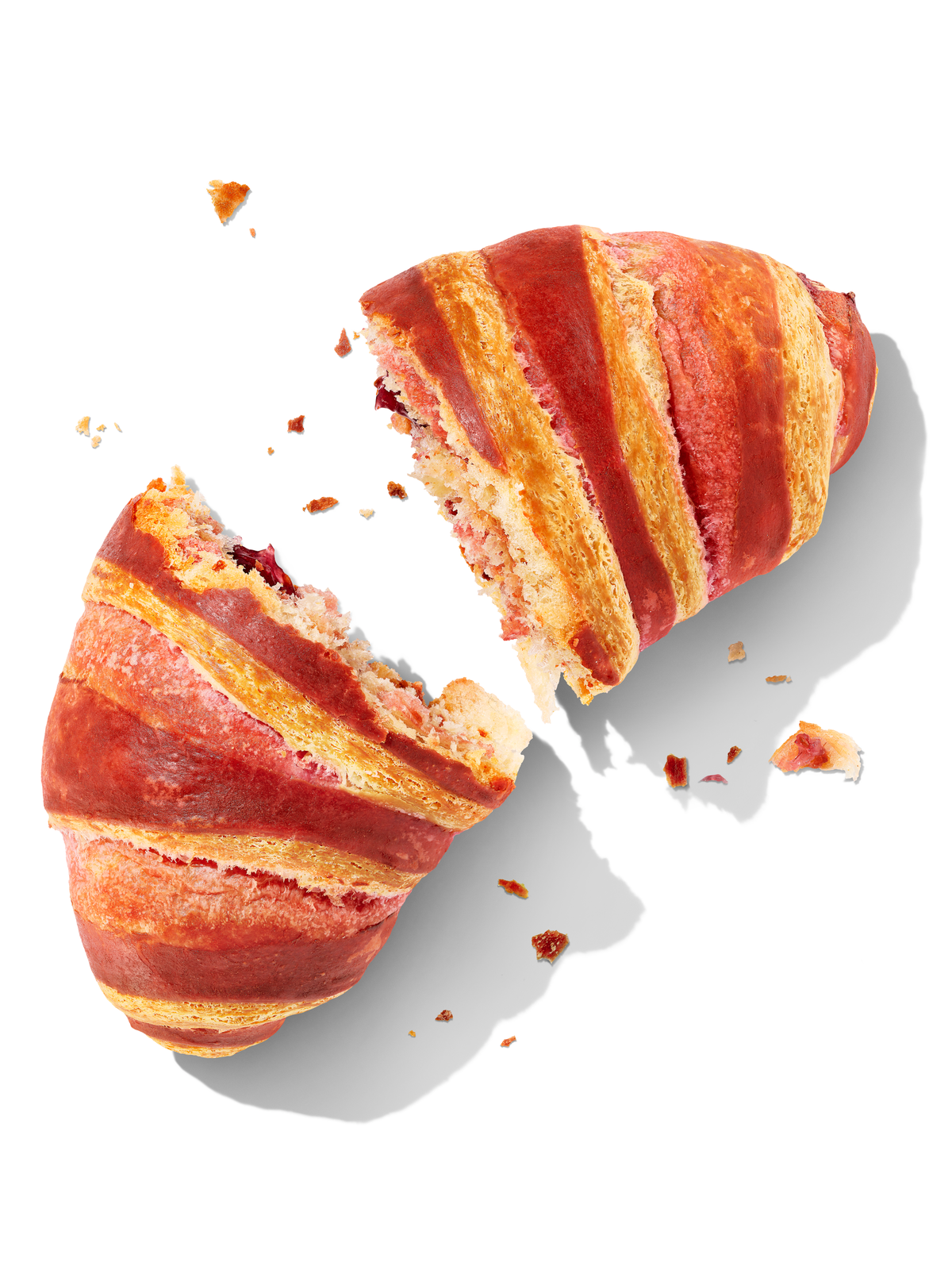 The Story Behind the New Raspberry Striped Croissant, Dunkin’s First Ever Fruit Filled Pastry