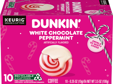Dunkin' White Chocolate Peppermint Pods Dunkin' White Chocolate Peppermint Pods