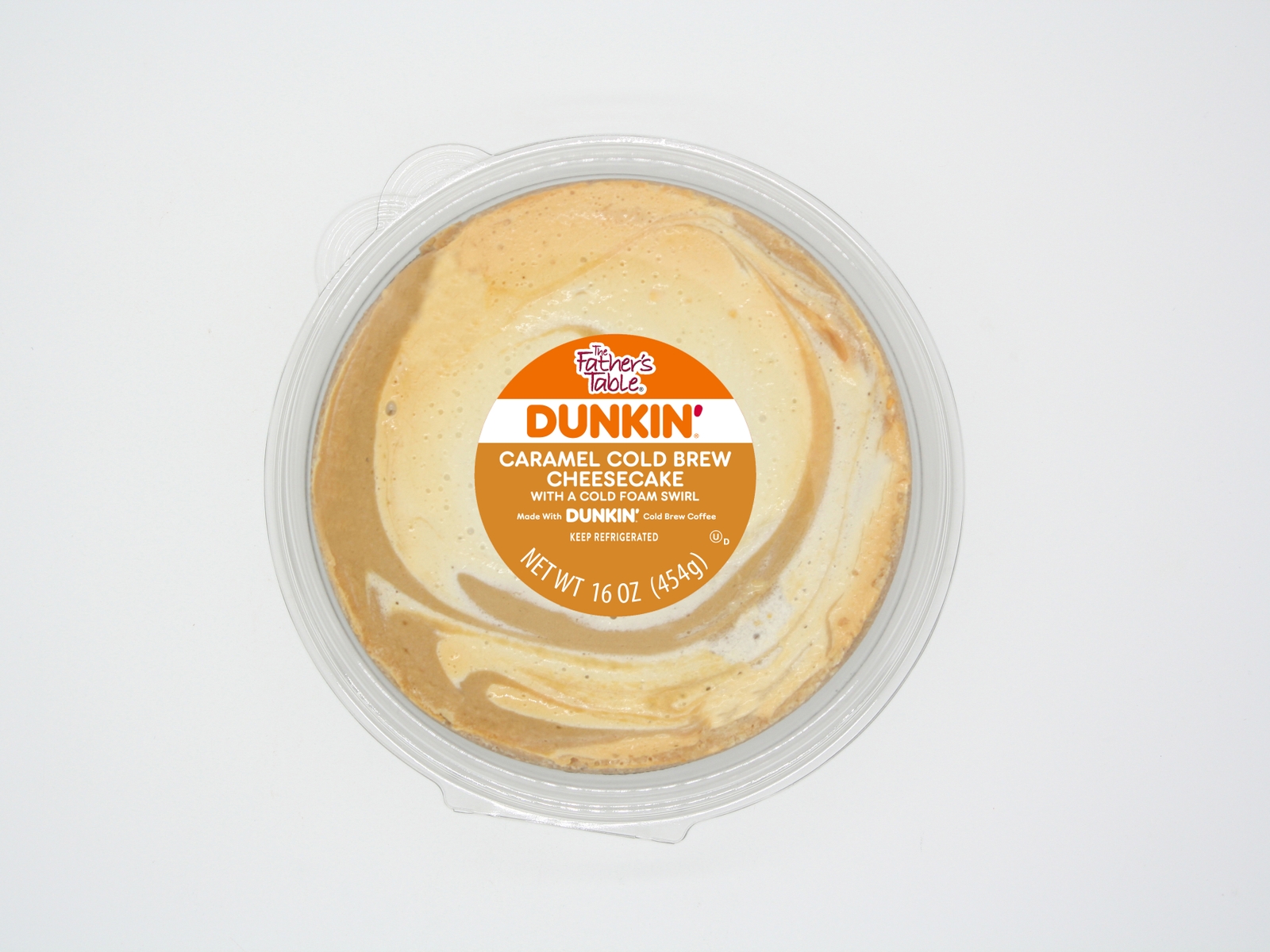 The Father’s Table x Dunkin’ Caramel Cold Brew Cheesecake