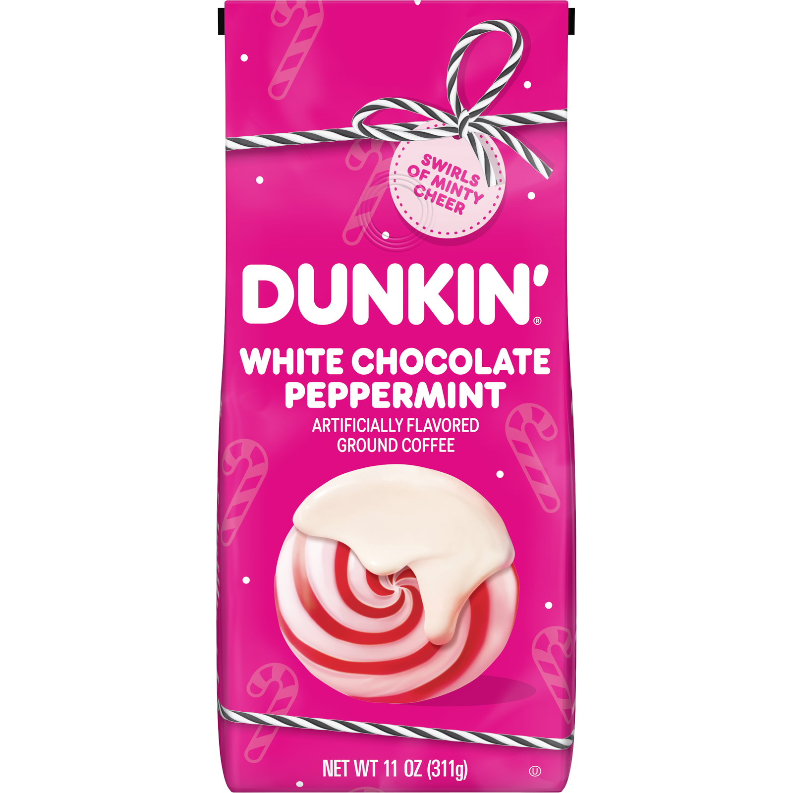 Dunkin' White Chocolate Peppermint Ground Coffee