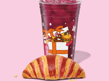 Berry Sangria Refresher and Raspberry Croissant Berry Sangria Refresher and Raspberry Croissant