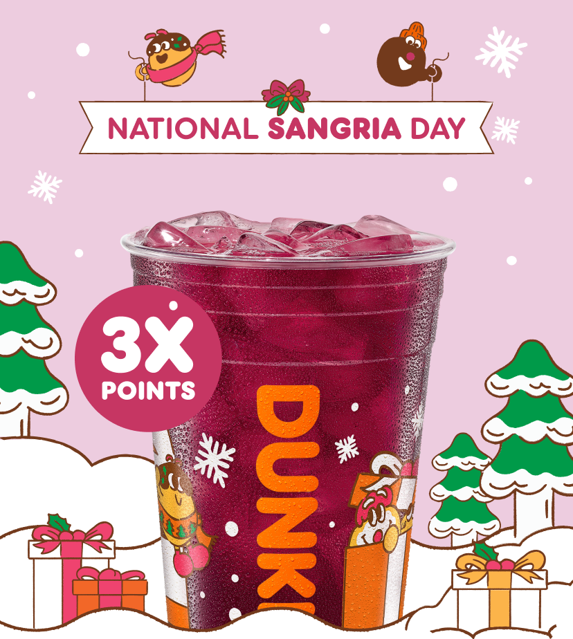 Cheers! Celebrate National Sangria Day with Dunkin’®