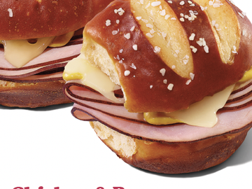 Dunkin' Ham & Swiss Pretzel Sliders Dunkin' Ham & Swiss Pretzel Sliders