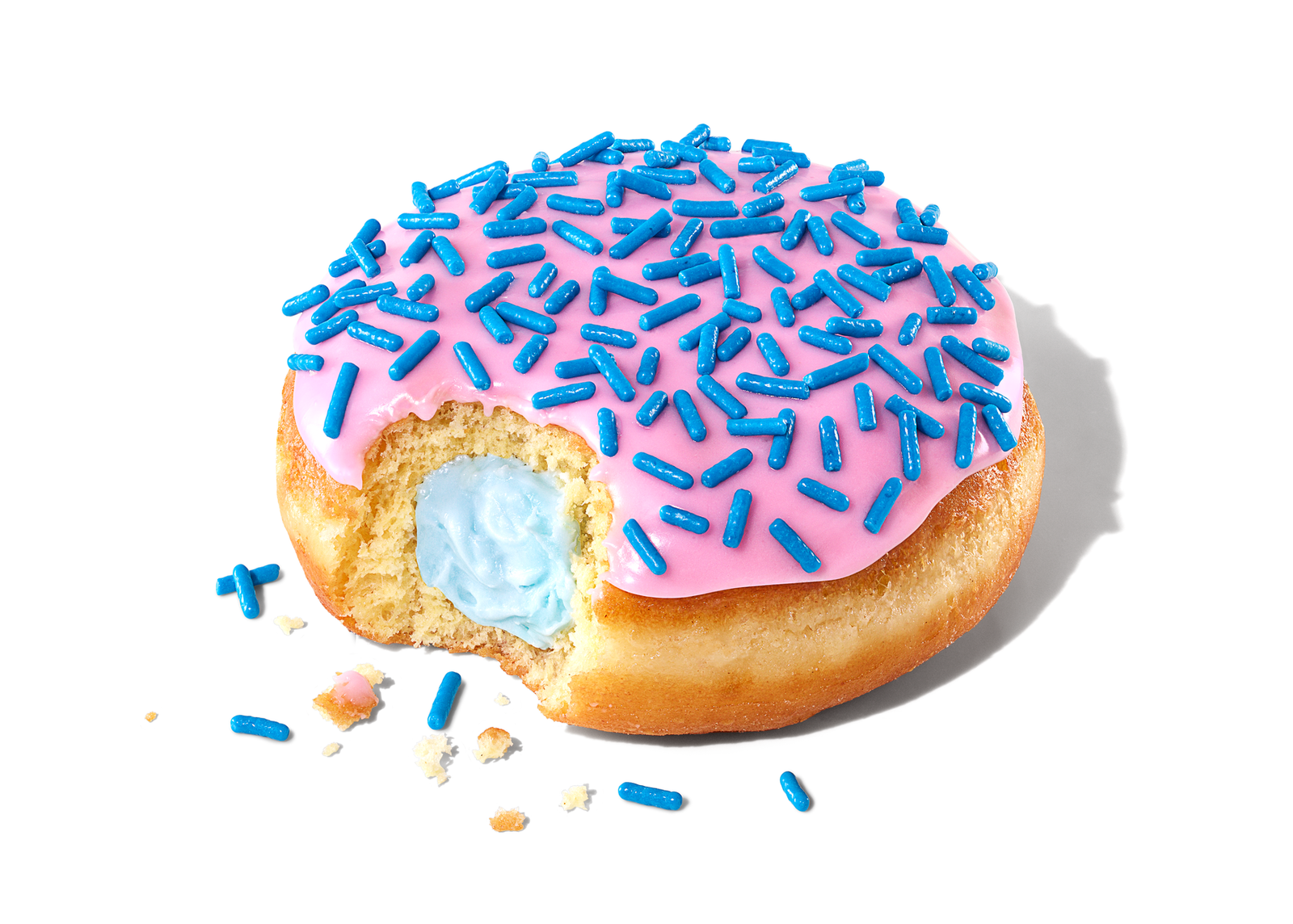 Cotton Candy Specialty Donut (Inside)