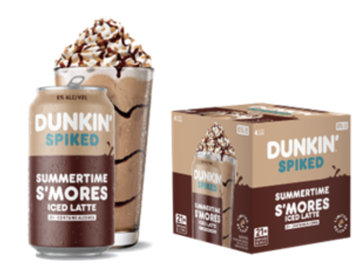 Dunkin' Spiked Summertime S'mores Iced Latte