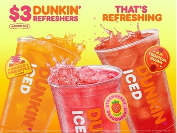 Sip Your Way Through Memorial Day with $3 Dunkin’® Refreshers! 