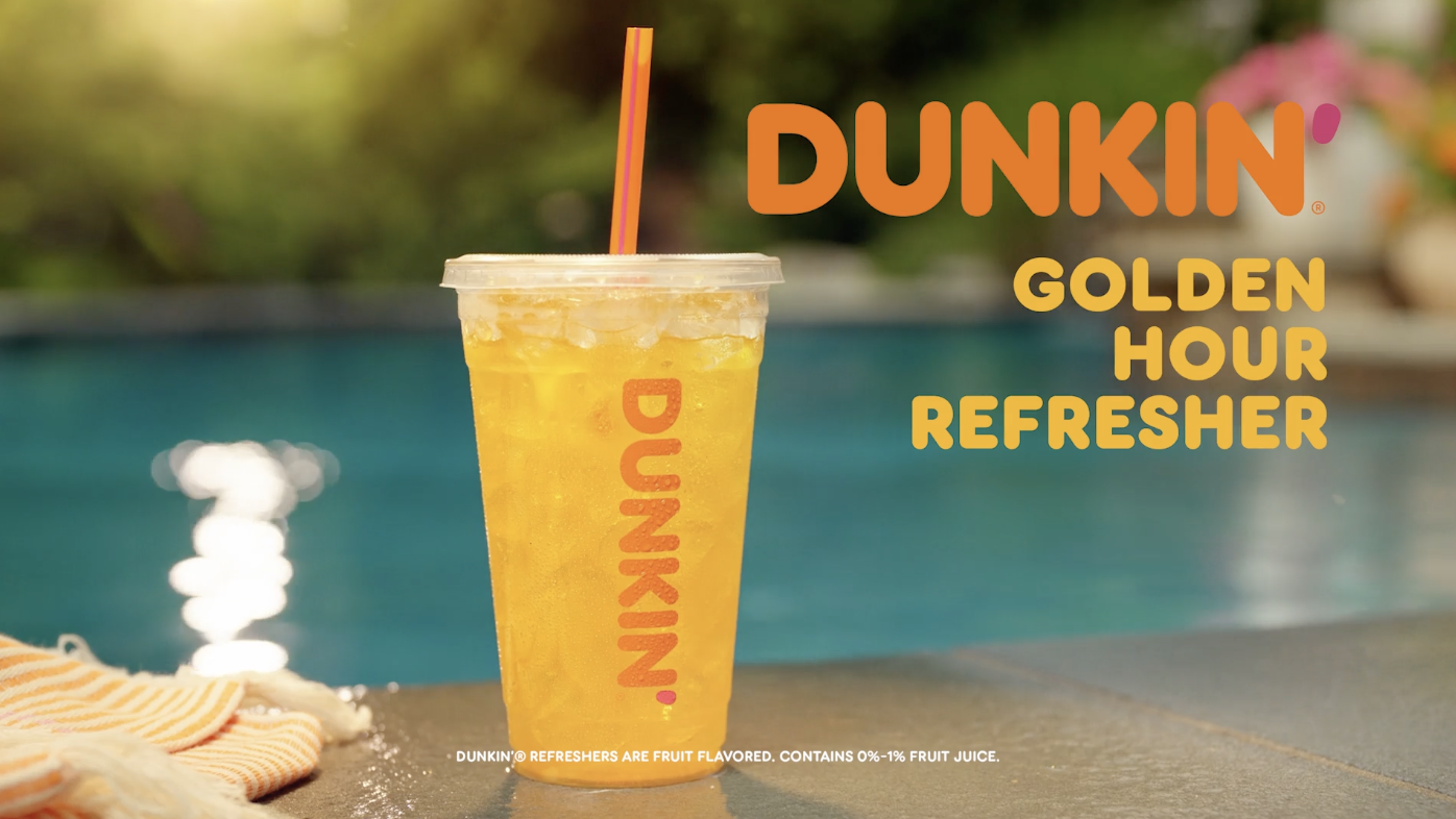 Golden Hour Dunkin' Refresher