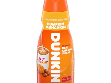 Dunkin’ Pumpkin Munchkin® Creamer Dunkin’ Pumpkin Munchkin® Creamer