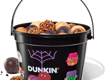 Dunkin' Halloween MUNCHKINS Bucket Dunkin' Halloween MUNCHKINS Bucket
