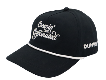 Creepin’ & Caffeinated Snapback Rope Hat