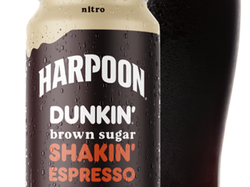 From the Tap to Your Glass: Harpoon x Dunkin’® Nitro Brown Sugar Shakin’ Espresso Stout Has Arrived