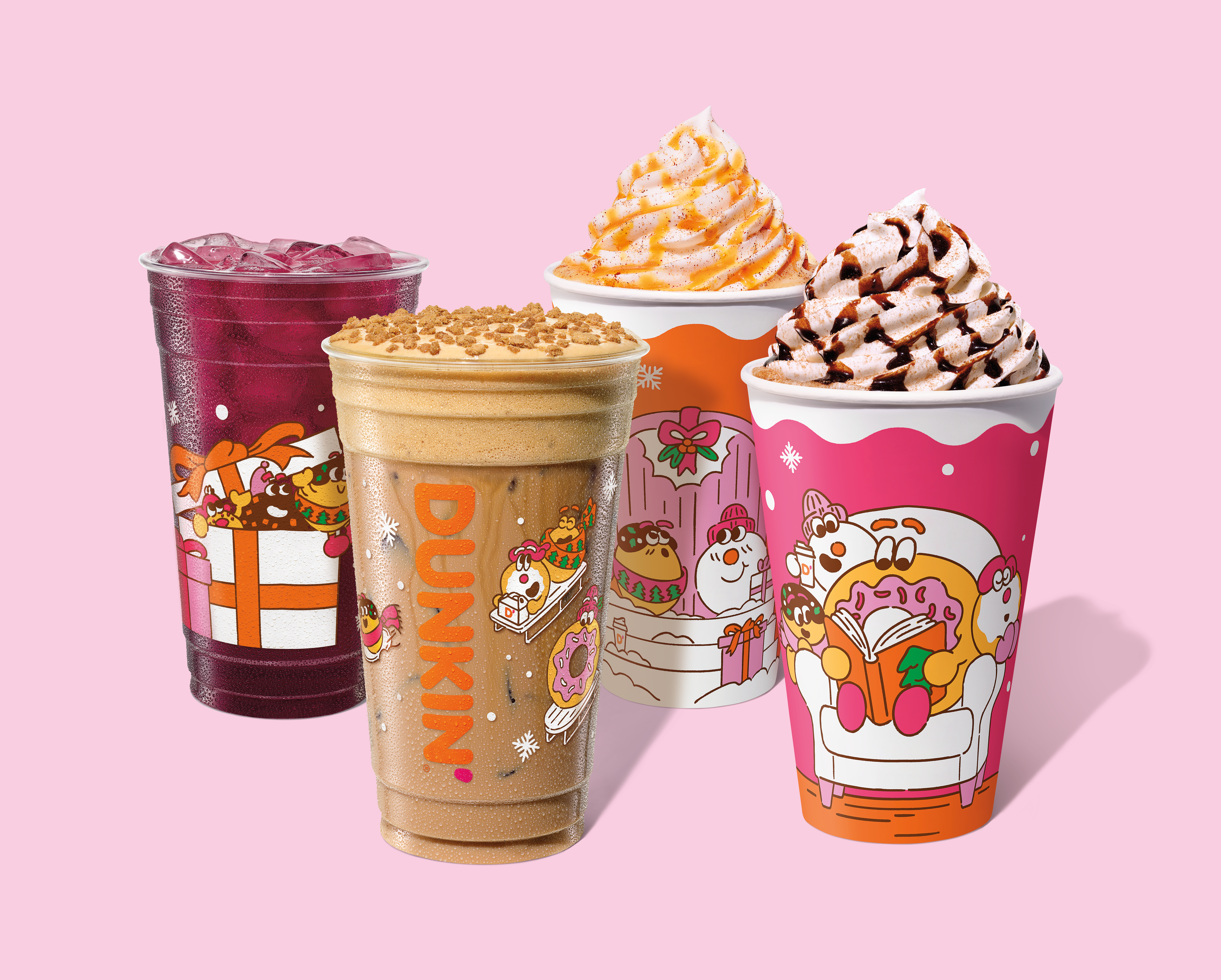 Dunkin'® Unwraps the Holidays With New Cookie Butter Cloud Latte, Berry Sangria Refresher and Bacon Jam Creations | Dunkin'