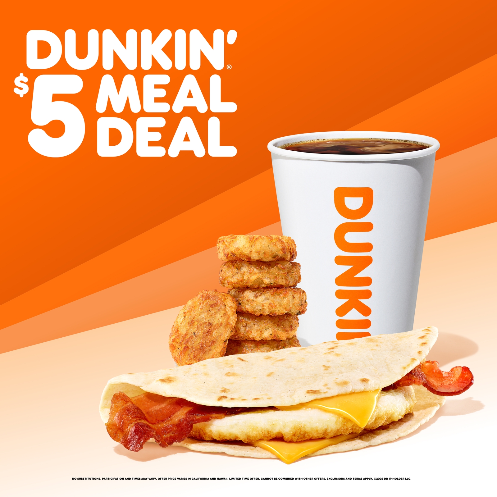 Dunkin' $5 Meal Deal