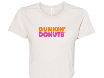 Dunkin' Retro Flow Cropped Tee