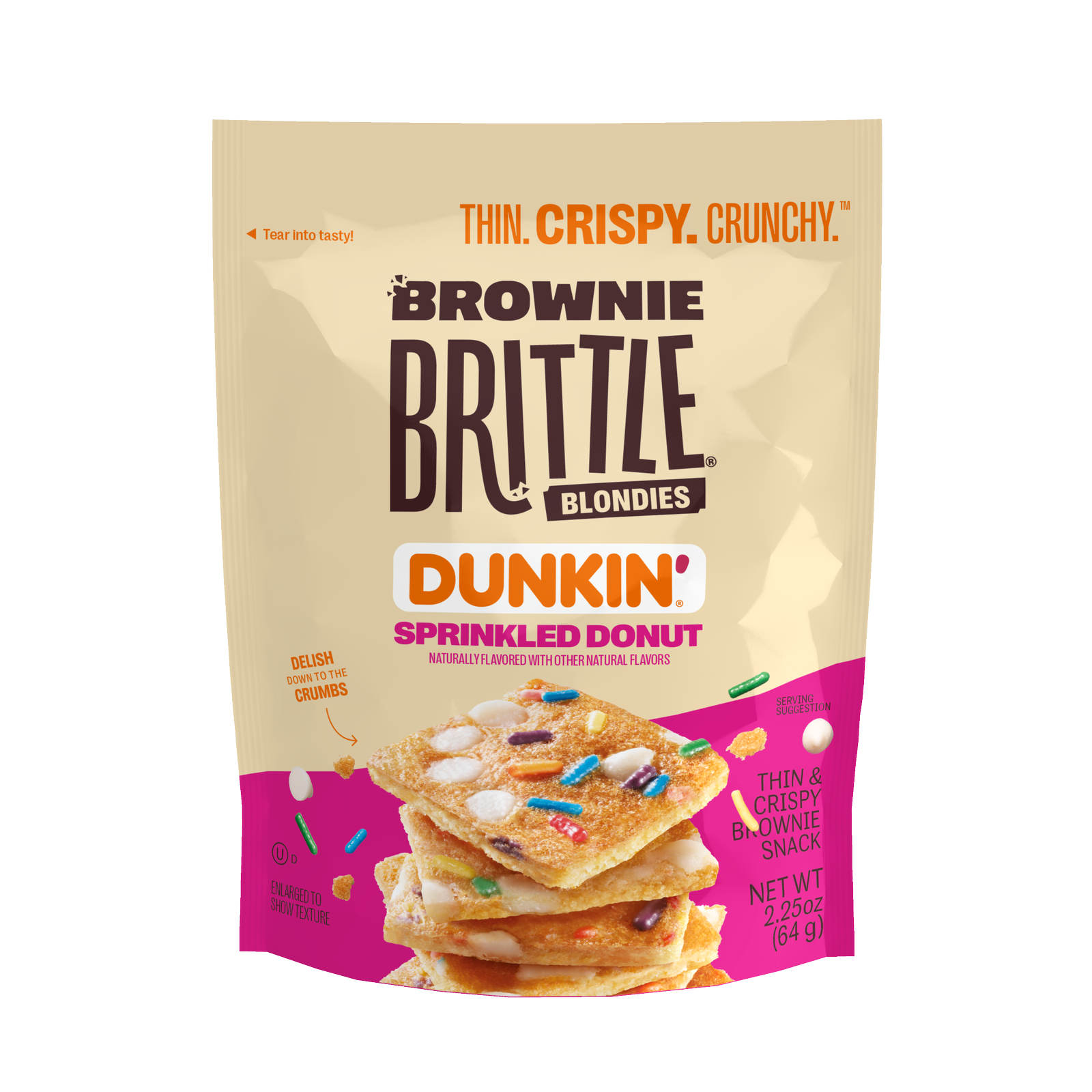 Dunkin' x Brownie Brittle Sprinkled Donut