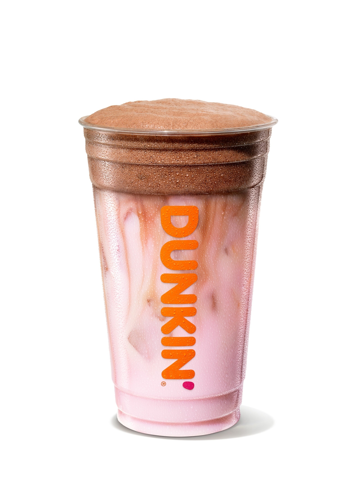 Dunkin' Chocolate Covered Strawberry Daydream Refresher