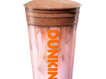 Dunkin' Chocolate Covered Strawberry Daydream Refresher