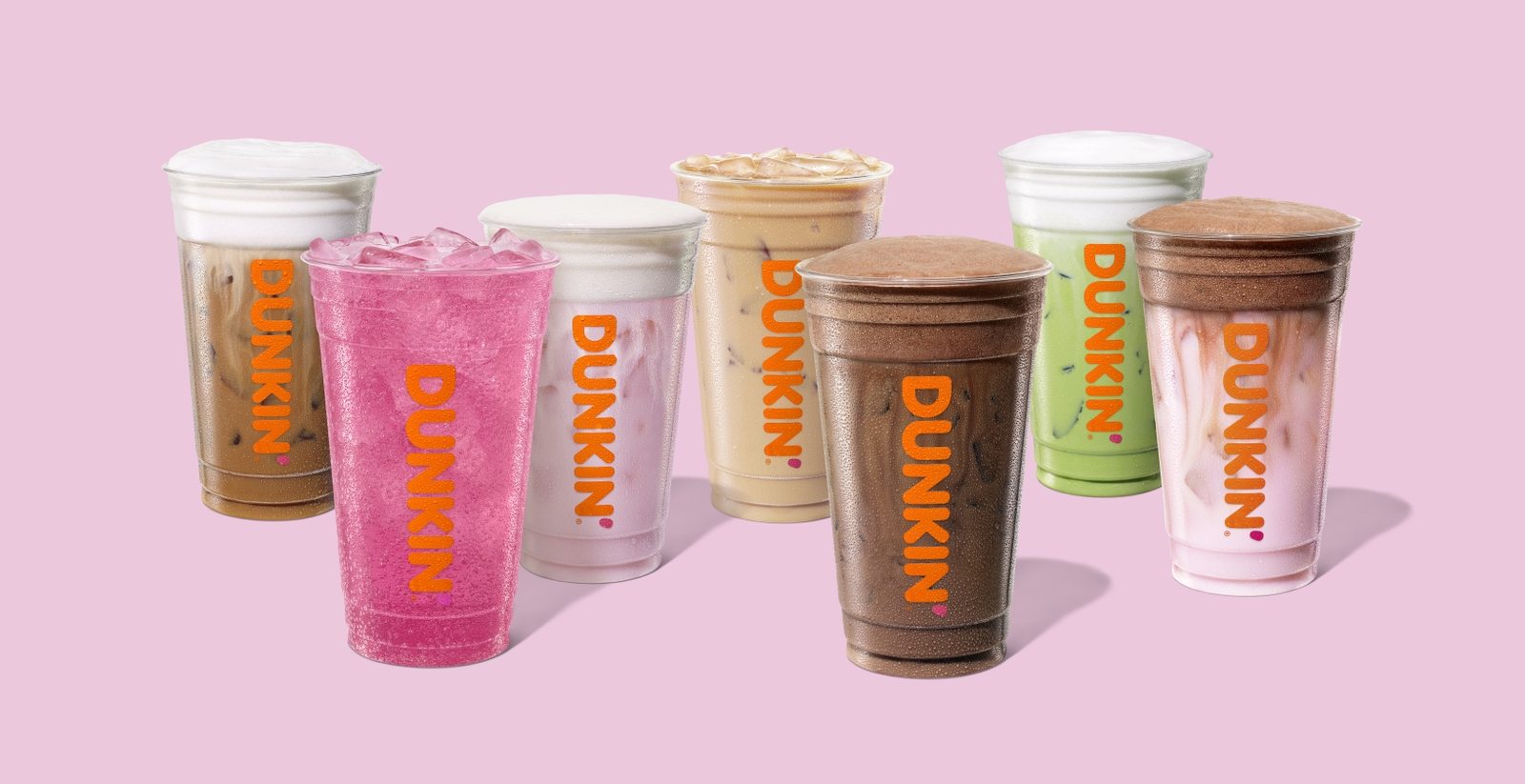 Dunkin' Valentine's Day Drink Lineup