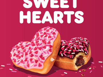 Dunkin' Valentine's Day Sweet Hearts Donuts