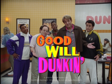 Good Will Dunkin': Ben Affleck, Alfonso Ribeiro, Jason Alexander, Jaleel White and Matt LeBlanc