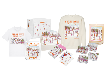 Dunkin' Winter Sports Merch Drop - First Run of the Day