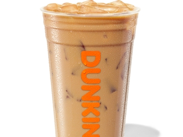 Dunkin' Butter Pecan Vanilla Iced Coffee with Protein Milk 