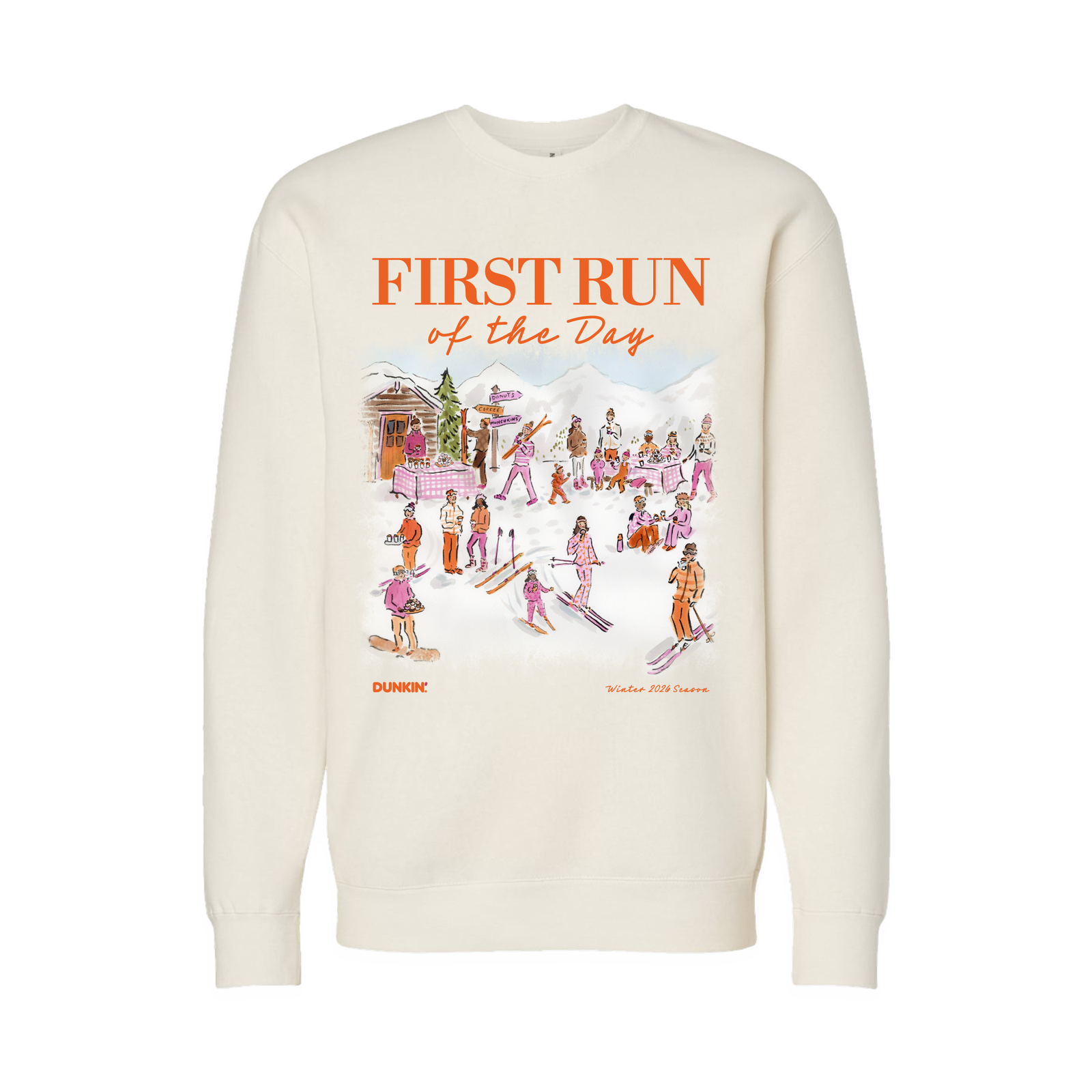 Dunkin' First Run of the Day Crewneck 