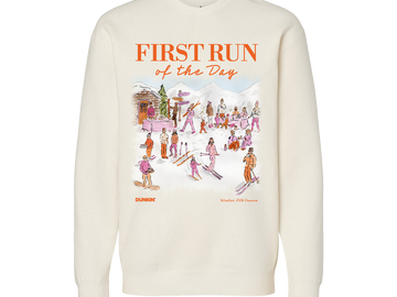 Dunkin' First Run of the Day Crewneck 