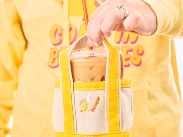 Dunkin' Banana Mini Drink Tote