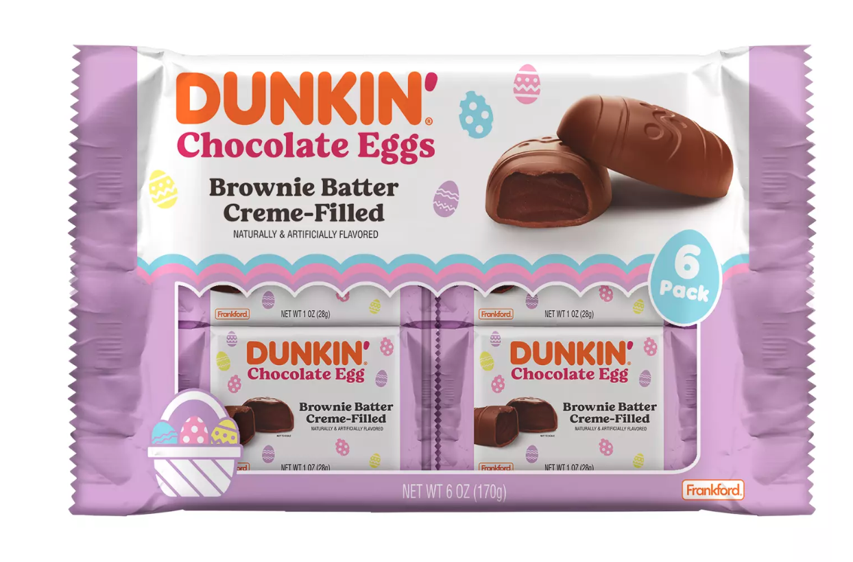 Dunkin’ Brownie Batter Creme-Filled Chocolate Eggs