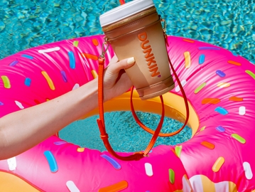 Dunkin' National Donut Day x Stoney Clover Lane Dunkin' Iced Coffee Crossbody Bag Dunkin' National Donut Day x Stoney Clover Lane Dunkin' Iced Coffee Crossbody Bag