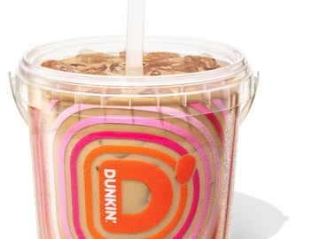 Dunkin' Iced Coffee Iced Beverage Bucket Dunkin' Iced Coffee Iced Beverage Bucket